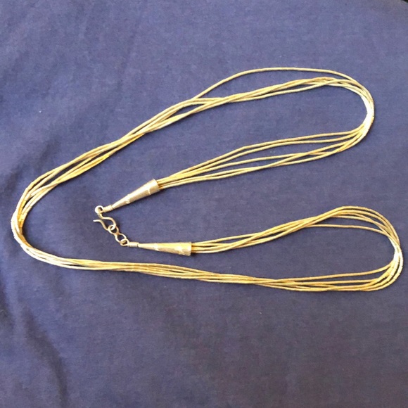 Jewelry - Silver liquid bead vintage necklace pristine Jewelry - Silver liquid bead vintage necklace pristine